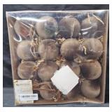 Seateam Christmas Ornaments Set 12pc Brown