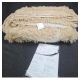 Soft Shaggy Area Rug Beige