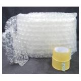 Mixed lot of Clear Bubble Wrap  Packing Tape