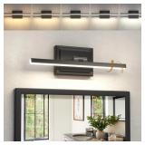 NIORSUN 48in Black LED Dimmable Vanity Light