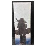 Anime Ninja Canvas Art Black
