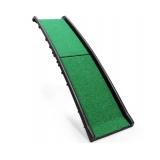MaxWorks Portable Pet Ramp Poly Grass Non-Slip