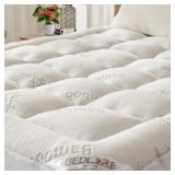 BEDLORE Queen Bamboo Viscose Pillow Top Topper