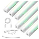 Zi-ZOHNSON 4FT T8 Dimmable LED Shop Lights 6pk