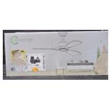 OFANTOP Modern Ceiling Fan wLight Kit White