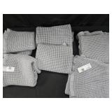 Waffle Bath Towels. Set of 6