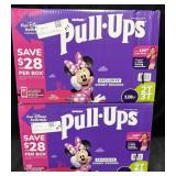 2- 128ct. Boxes of Huggies Size 2T/3T Pull-Ups