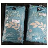 2- Long grain rice 25lb each