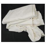 Bedding out of package: King size sheet set