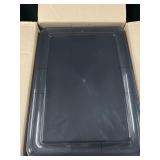 8count snap top 17.2 quart plastic storage box