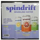 Spindrift Sparkling water 24 variety pack 12oz