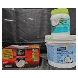 Thai coconut milk 6 cans. Coconut oil 56oz.