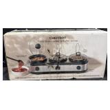 Chefman Triple Slow Cooker & Buffet Server, NOT