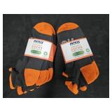2- 3 pack of Now Organic No Show socks. Small Men