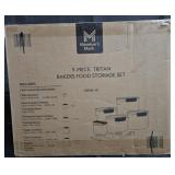 Bakers Food Storage set 9 piece, Tritan