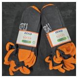 2- 3 pack of Now Organic No Show socks. Large Men