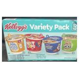 12 cups Kelloggs cereal variety pack