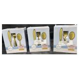 3- tableluxe 180 count assorted cutlery gold