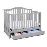 Graco Solano 4-in-1 Convertible Crib with Drawer,