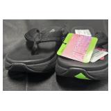 Sketchers Premium Cushion size 7 flip flops black