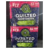 2-Quilted Northern toilet paper 32rolls each