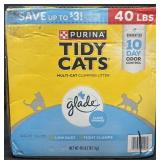 40lbs Purina Tidy Cats Multi-cat clumping litter