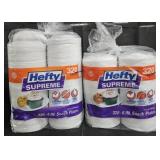 2- Hefty Supreme snack plates 320 count. One