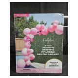 Reusable Inflatable Balloon Garland. Pink