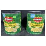 2 - 106 OZ Del Monte whole kernel corn