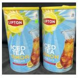 2 - 5lb Lipton Iced tea lemon mix