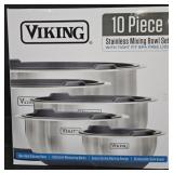 Viking stainless steel mixing bowls 10 piece