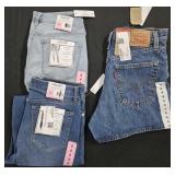 Women's size 6 crop jeans and size 4 Levi's denim