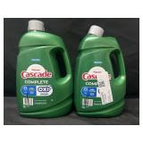 2- Cascade dishwasher detergent 125oz each