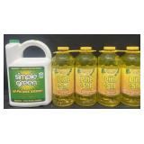 140 fl oz Simple Green cleaner & 4-60 fl oz