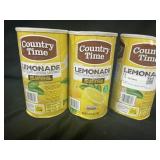3 - 5lb 2.5 OZ Country Time lemonade powder