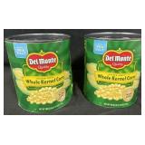 2 - 106 OZ Del Monte whole kernel corn