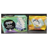 Swiffer Mop heavy duty wet mopping cloths.