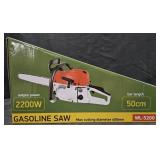 New in Box- Gasoline powered Chainsaw