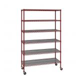 6-Tier NSF Heavy Duty Wire Shelving, 47.75' W x