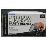Raxwell Industrial chainsaw safety helmet w/ face