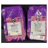 2 - 40 OZ French roast Coffee beans