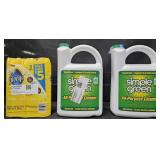 3- Pledge 9.7oz each. 2- Simple Green 1 gallon