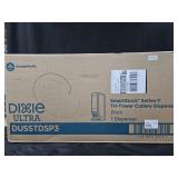 Dixie Tri-towel Cutlery Dispenser. Black