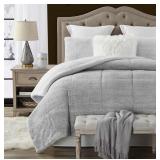 Swift Home 3-Piece Reversible Faux Fur Sherpa