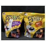 2-Purina beggin bacon dog treats 2lb each