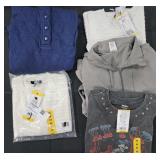 Women's size Medium shirts and sweatshirt. Most