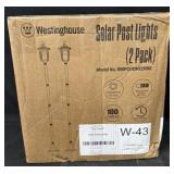 Westinghouse Solar Post Lights. Untested