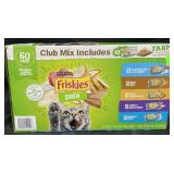 60 cans Friskies cat food variety pack