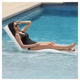 (MSRP: $200) White Pool Lounger