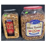 60 OZ Uts mini twists pretzels, 44 OZ Utz Pub Mix